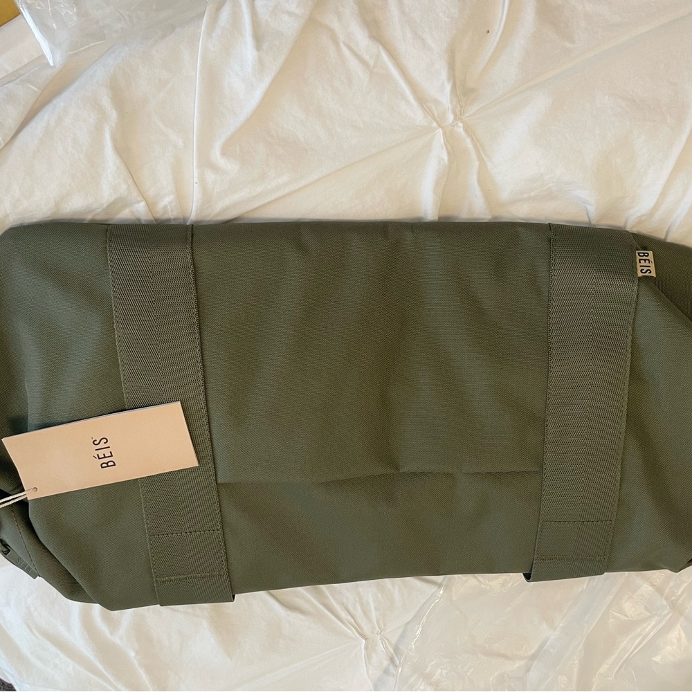 BEIS Olive Green Weekend Duffel Bag - Picture 8 of 9